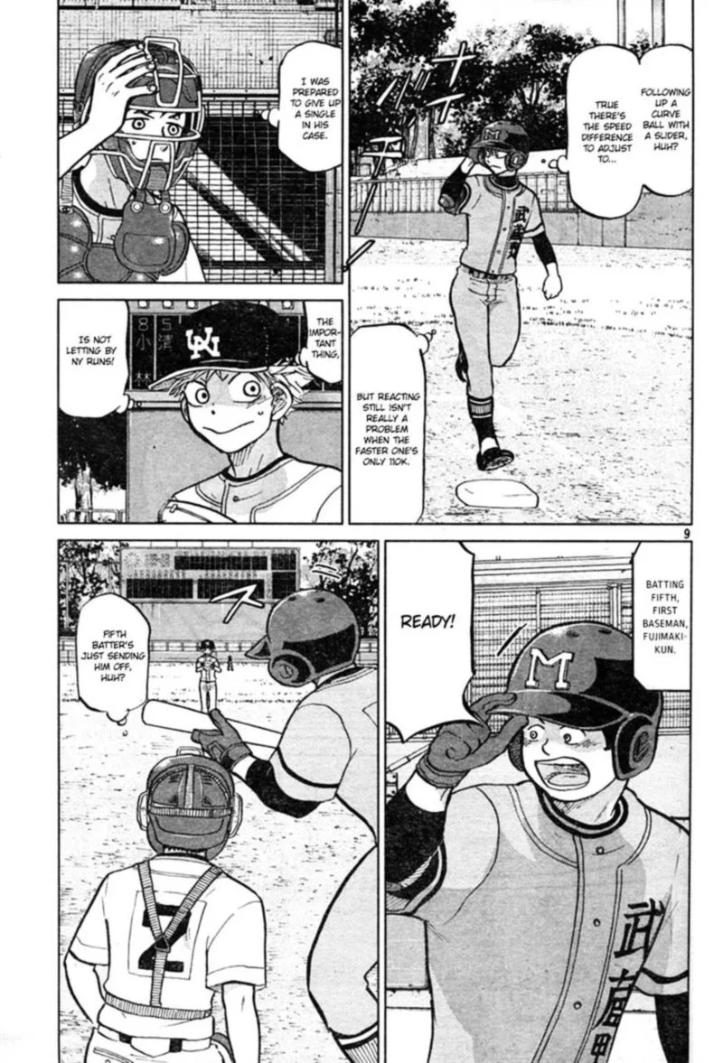 Ookiku Furikabutte Chapter 88 page 9