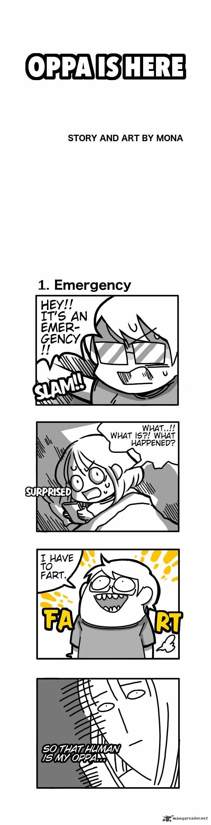Oppa is Here Chapter 1 page 1
