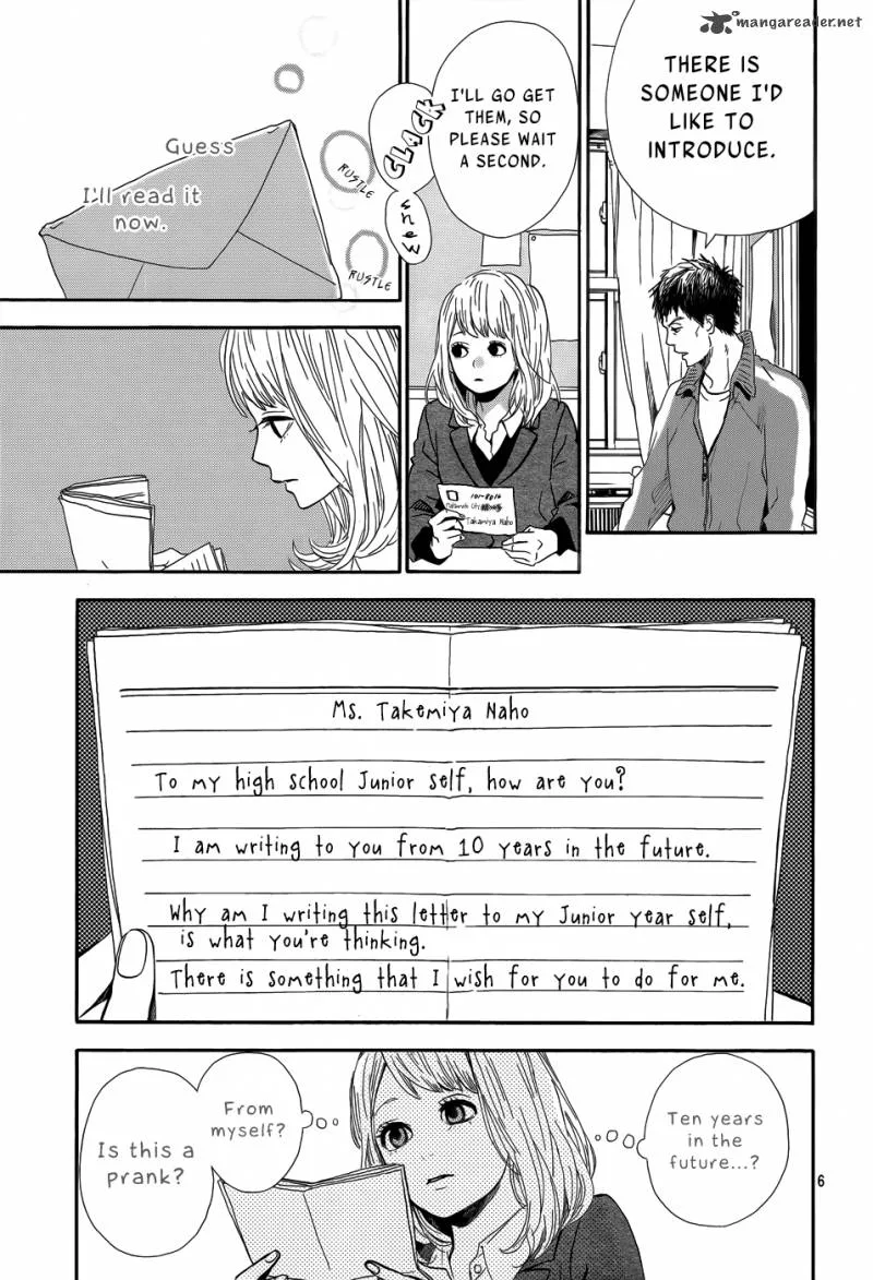 Orange (TAKANO Ichigo) Chapter 1 page 6