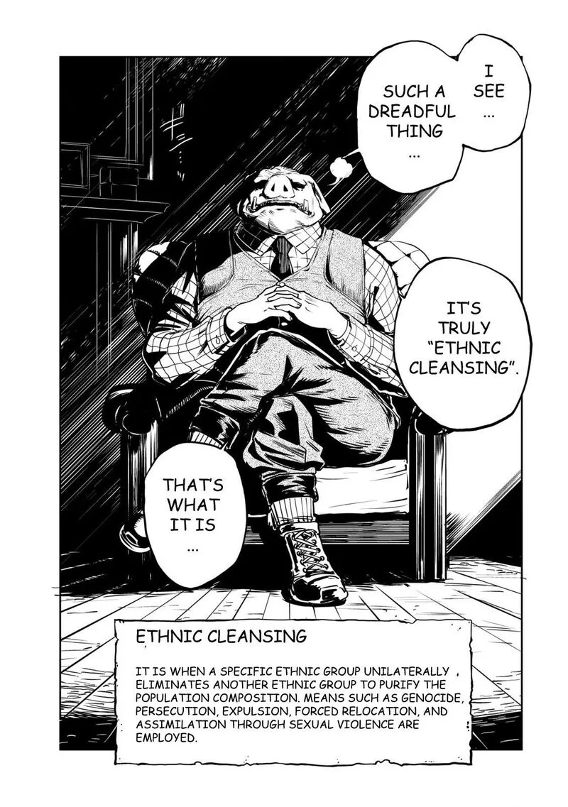 Orcsen Oukokushi - Yaban na Ooku no Kuni wa, Ikanishite Heiwa na Elf no Kuni wo Yakiharau ni Itatta ka Chapter 1 page 35