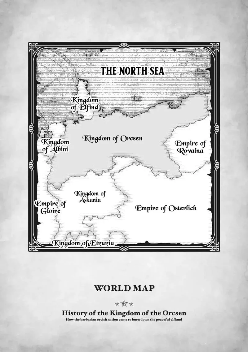 Orcsen Oukokushi - Yaban na Ooku no Kuni wa, Ikanishite Heiwa na Elf no Kuni wo Yakiharau ni Itatta ka Chapter 10 page 6