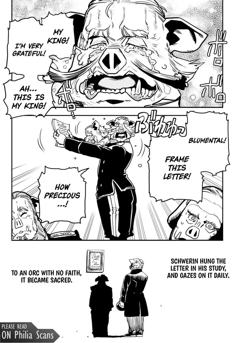 Orcsen Oukokushi - Yaban na Ooku no Kuni wa, Ikanishite Heiwa na Elf no Kuni wo Yakiharau ni Itatta ka Chapter 10 page 25