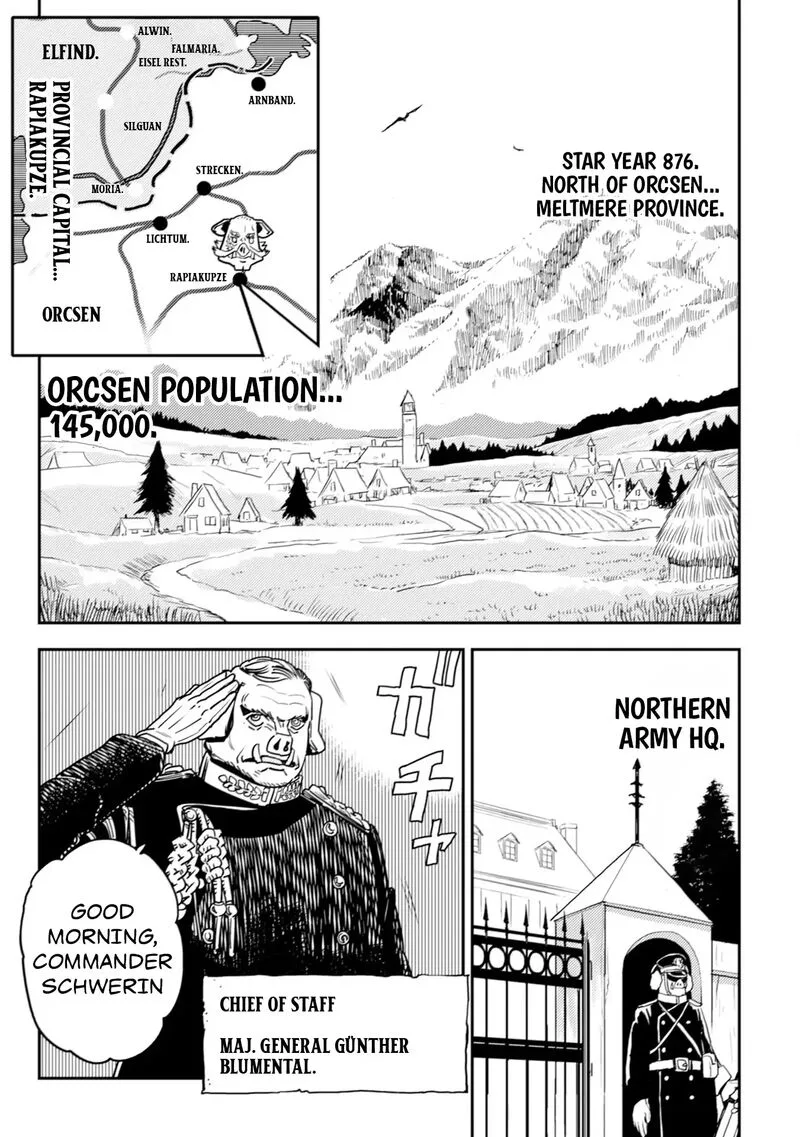 Orcsen Oukokushi - Yaban na Ooku no Kuni wa, Ikanishite Heiwa na Elf no Kuni wo Yakiharau ni Itatta ka Chapter 10 page 13