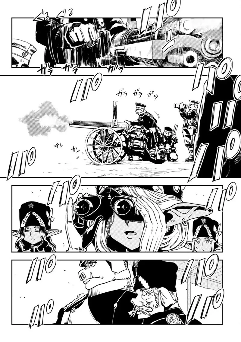 Orcsen Oukokushi - Yaban na Ooku no Kuni wa, Ikanishite Heiwa na Elf no Kuni wo Yakiharau ni Itatta ka Chapter 10 page 57