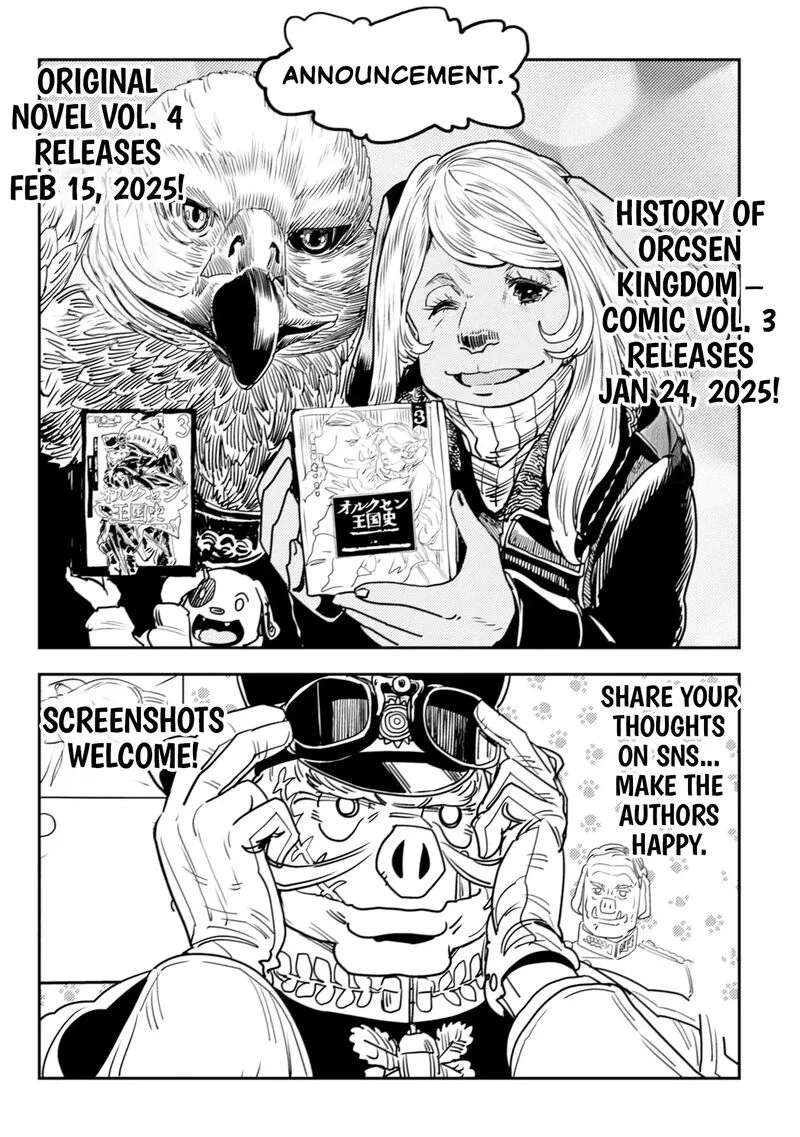 Orcsen Oukokushi - Yaban na Ooku no Kuni wa, Ikanishite Heiwa na Elf no Kuni wo Yakiharau ni Itatta ka Chapter 10 page 63