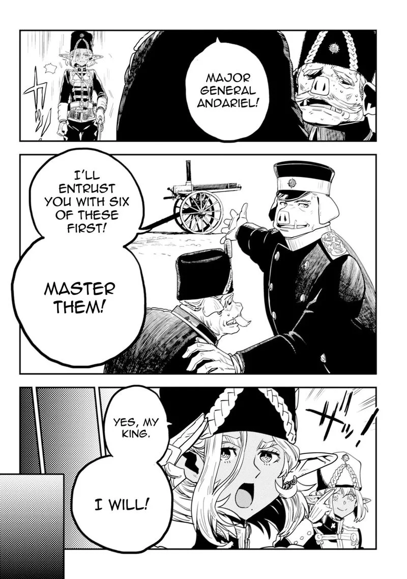 Orcsen Oukokushi - Yaban na Ooku no Kuni wa, Ikanishite Heiwa na Elf no Kuni wo Yakiharau ni Itatta ka Chapter 11 page 9