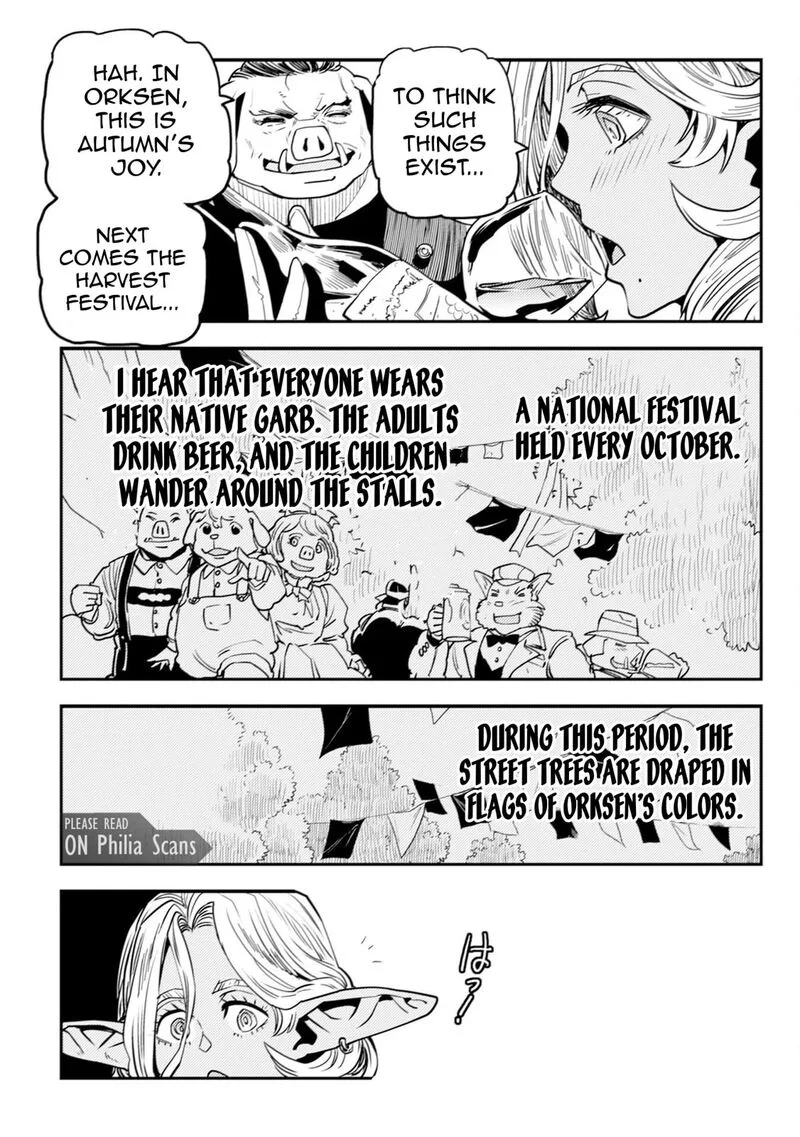 Orcsen Oukokushi - Yaban na Ooku no Kuni wa, Ikanishite Heiwa na Elf no Kuni wo Yakiharau ni Itatta ka Chapter 11 page 36