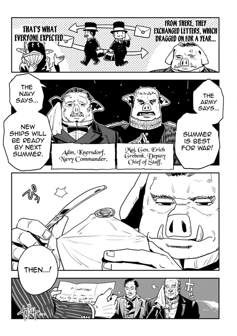 Orcsen Oukokushi - Yaban na Ooku no Kuni wa, Ikanishite Heiwa na Elf no Kuni wo Yakiharau ni Itatta ka Chapter 11 page 45