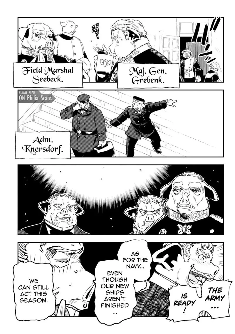 Orcsen Oukokushi - Yaban na Ooku no Kuni wa, Ikanishite Heiwa na Elf no Kuni wo Yakiharau ni Itatta ka Chapter 11 page 54