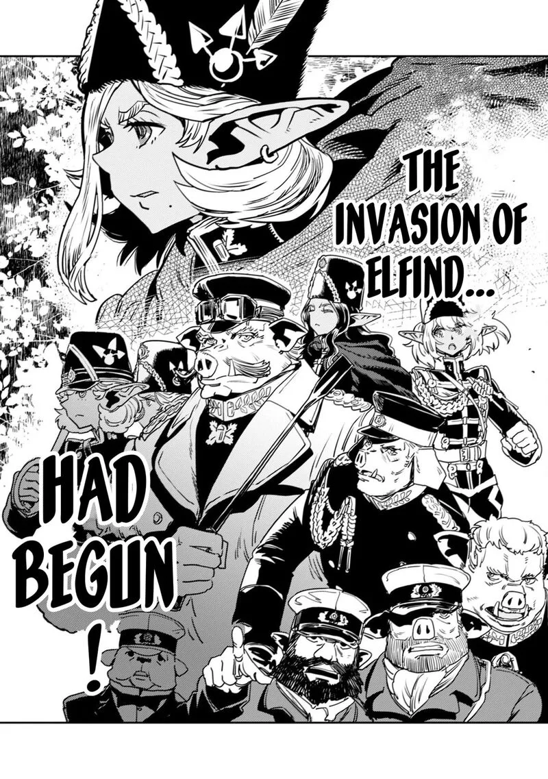 Orcsen Oukokushi - Yaban na Ooku no Kuni wa, Ikanishite Heiwa na Elf no Kuni wo Yakiharau ni Itatta ka Chapter 11 page 57