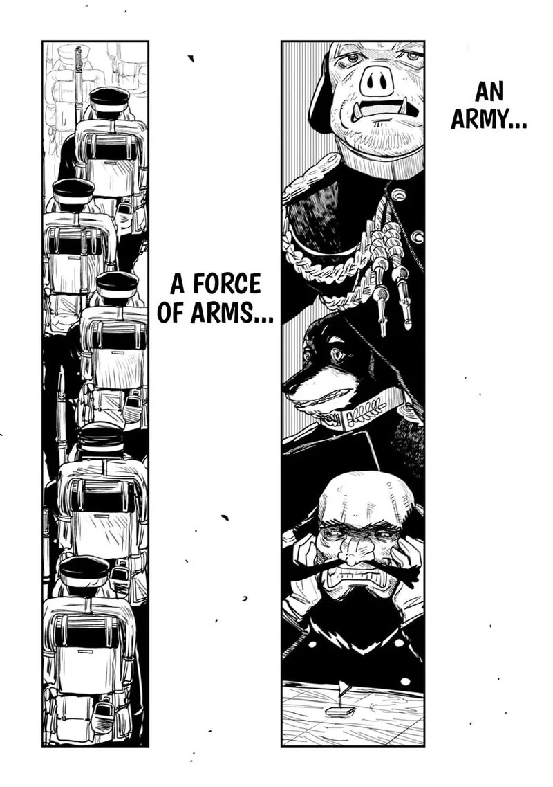 Orcsen Oukokushi - Yaban na Ooku no Kuni wa, Ikanishite Heiwa na Elf no Kuni wo Yakiharau ni Itatta ka Chapter 12 page 54
