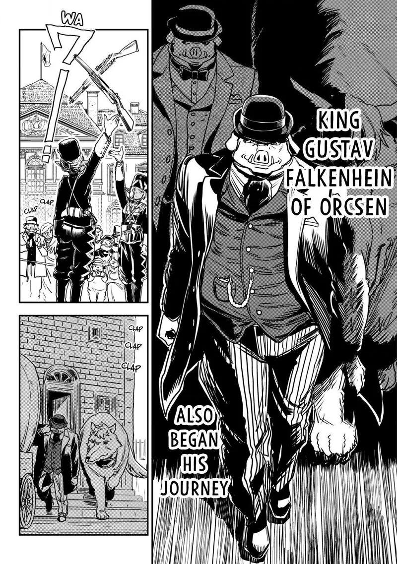 Orcsen Oukokushi - Yaban na Ooku no Kuni wa, Ikanishite Heiwa na Elf no Kuni wo Yakiharau ni Itatta ka Chapter 13 page 4