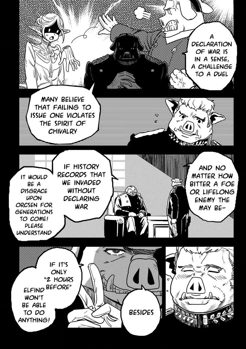 Orcsen Oukokushi - Yaban na Ooku no Kuni wa, Ikanishite Heiwa na Elf no Kuni wo Yakiharau ni Itatta ka Chapter 13 page 21