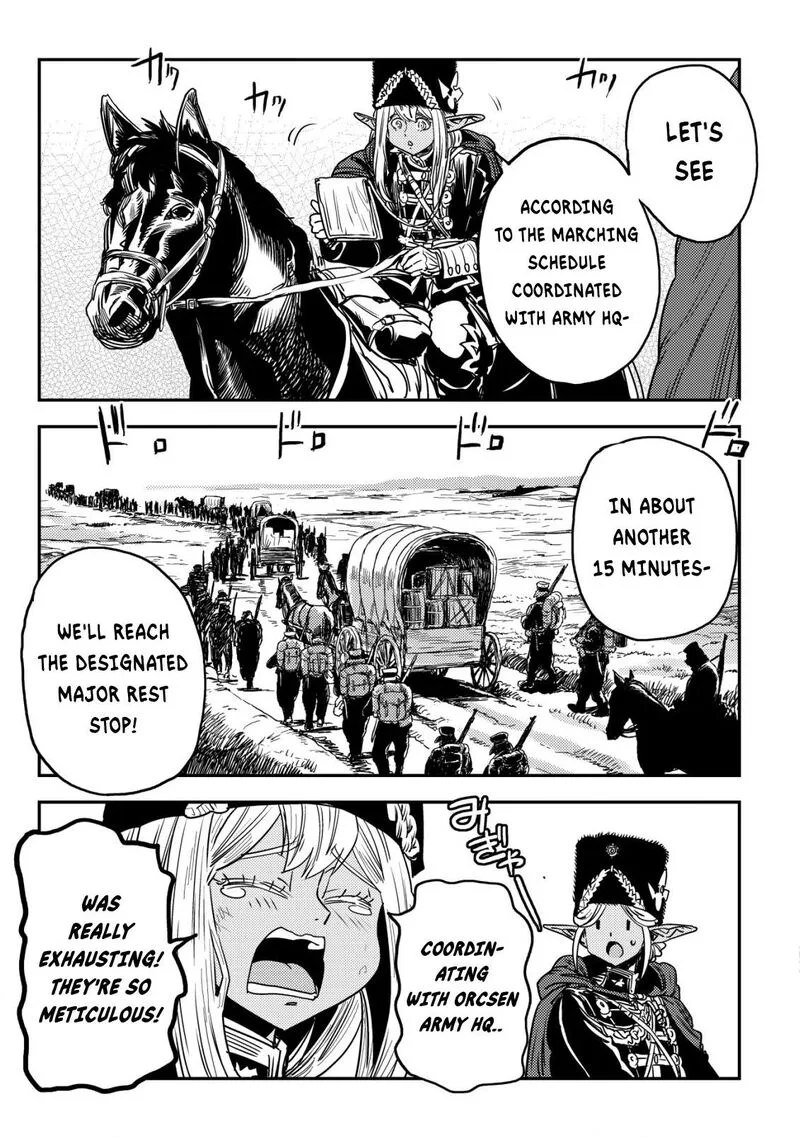 Orcsen Oukokushi - Yaban na Ooku no Kuni wa, Ikanishite Heiwa na Elf no Kuni wo Yakiharau ni Itatta ka Chapter 13 page 32