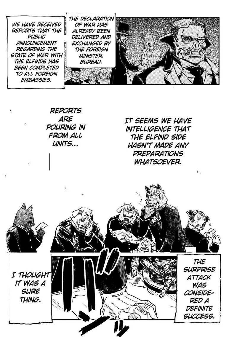 Orcsen Oukokushi - Yaban na Ooku no Kuni wa, Ikanishite Heiwa na Elf no Kuni wo Yakiharau ni Itatta ka Chapter 14 page 44