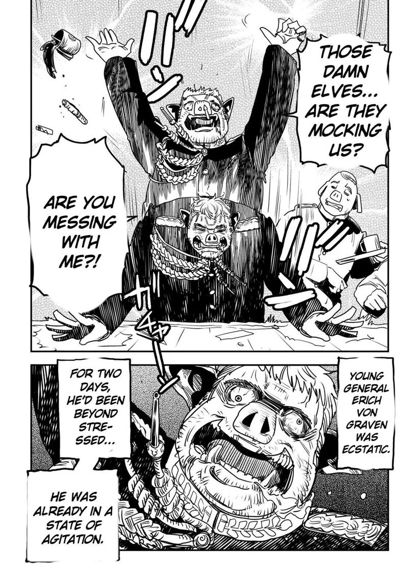 Orcsen Oukokushi - Yaban na Ooku no Kuni wa, Ikanishite Heiwa na Elf no Kuni wo Yakiharau ni Itatta ka Chapter 14 page 45