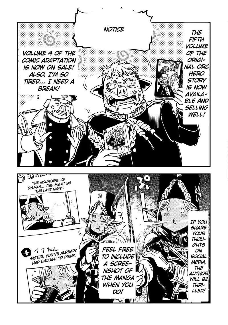 Orcsen Oukokushi - Yaban na Ooku no Kuni wa, Ikanishite Heiwa na Elf no Kuni wo Yakiharau ni Itatta ka Chapter 14 page 68