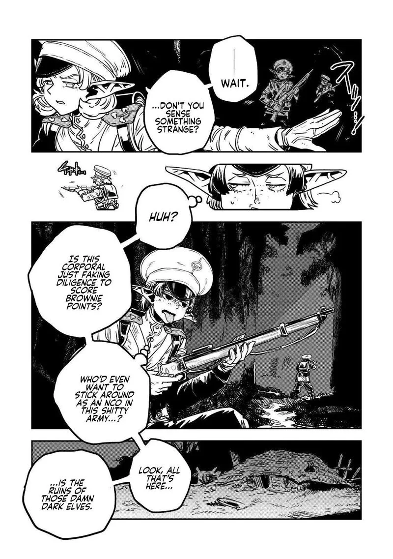 Orcsen Oukokushi - Yaban na Ooku no Kuni wa, Ikanishite Heiwa na Elf no Kuni wo Yakiharau ni Itatta ka Chapter 17.1 page 10