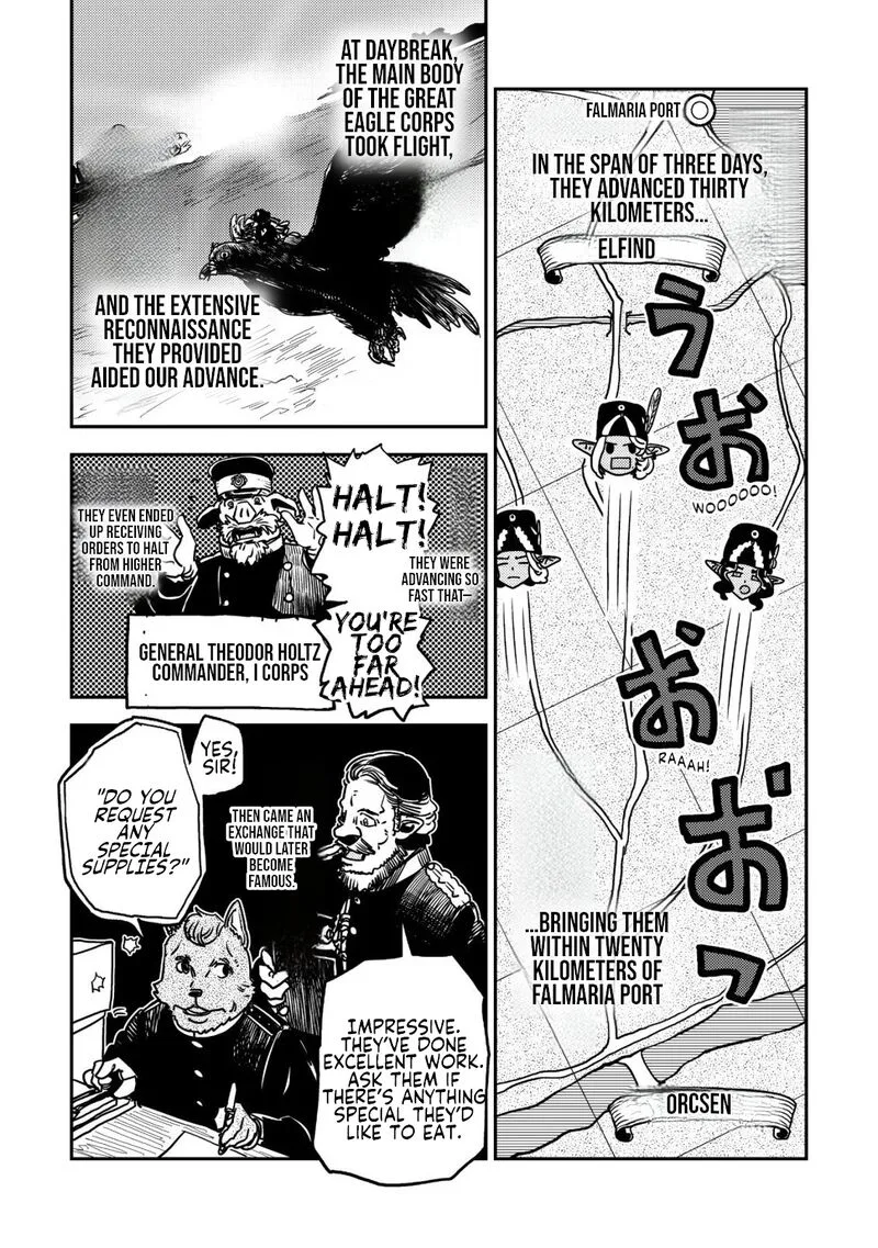 Orcsen Oukokushi - Yaban na Ooku no Kuni wa, Ikanishite Heiwa na Elf no Kuni wo Yakiharau ni Itatta ka Chapter 17.2 page 2
