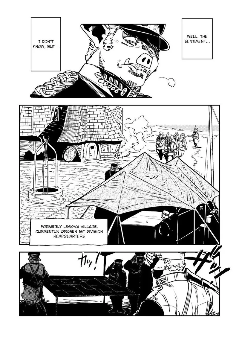Orcsen Oukokushi - Yaban na Ooku no Kuni wa, Ikanishite Heiwa na Elf no Kuni wo Yakiharau ni Itatta ka Chapter 18 page 23