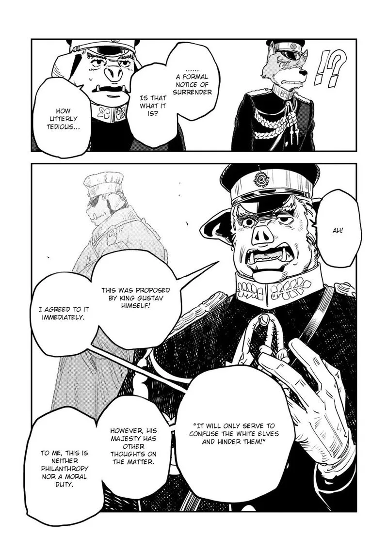 Orcsen Oukokushi - Yaban na Ooku no Kuni wa, Ikanishite Heiwa na Elf no Kuni wo Yakiharau ni Itatta ka Chapter 18 page 30