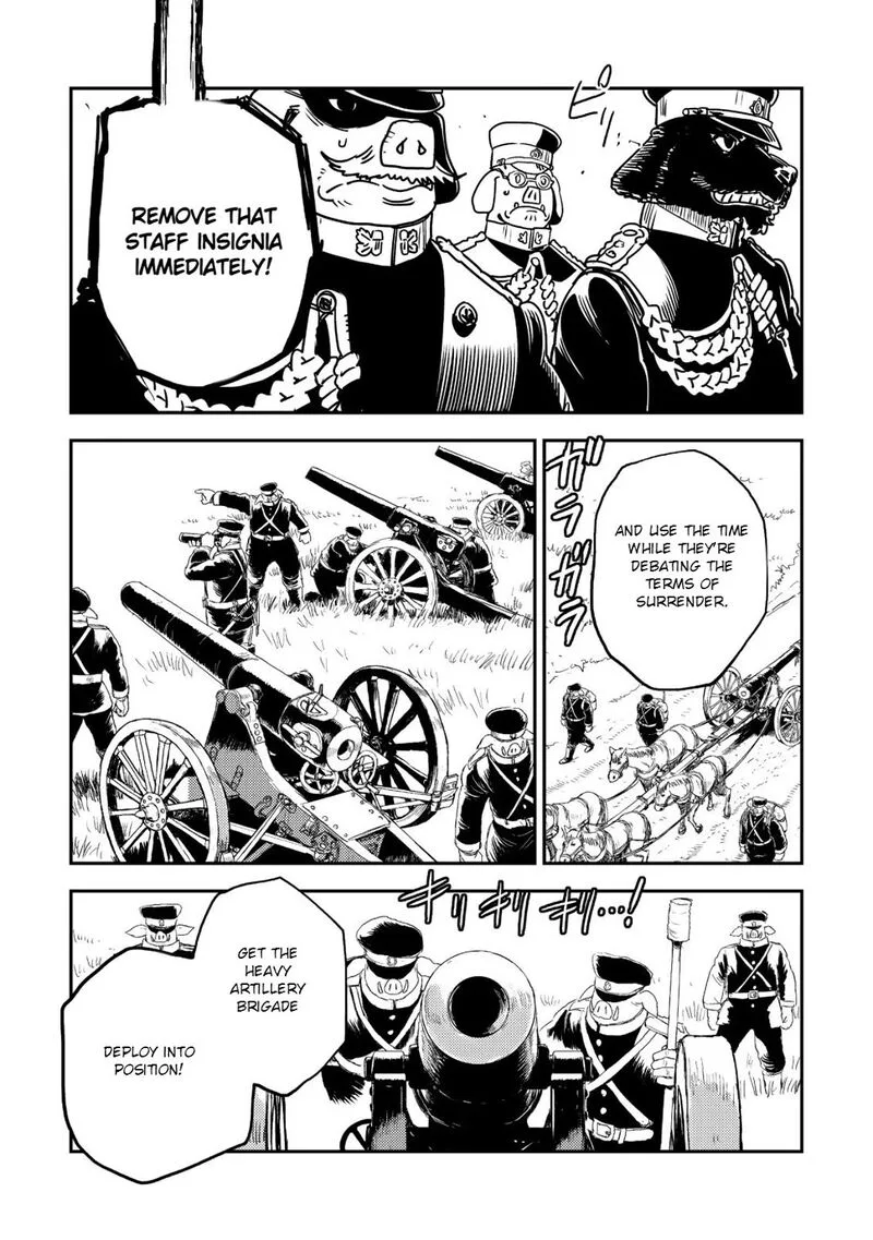 Orcsen Oukokushi - Yaban na Ooku no Kuni wa, Ikanishite Heiwa na Elf no Kuni wo Yakiharau ni Itatta ka Chapter 18 page 34