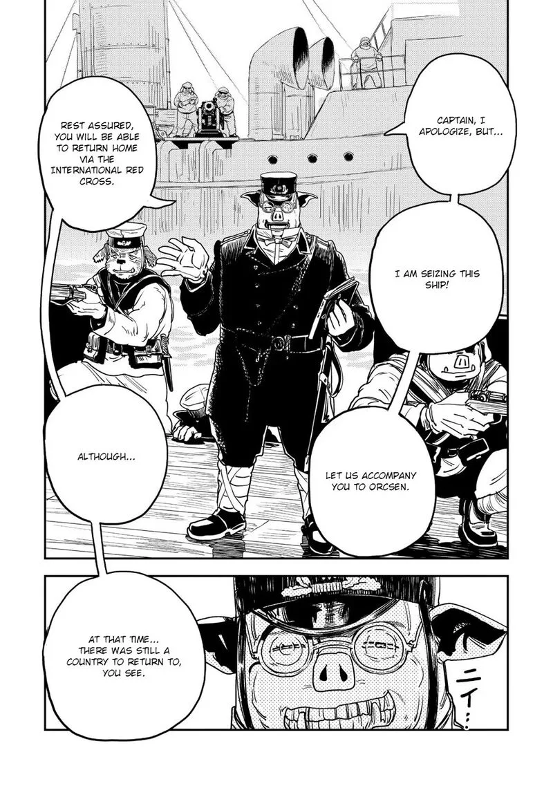 Orcsen Oukokushi - Yaban na Ooku no Kuni wa, Ikanishite Heiwa na Elf no Kuni wo Yakiharau ni Itatta ka Chapter 18 page 9