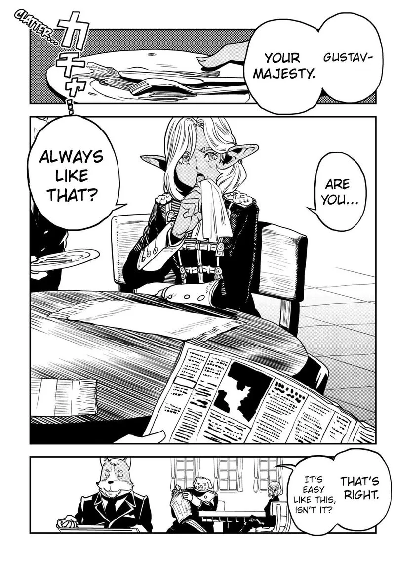 Orcsen Oukokushi - Yaban na Ooku no Kuni wa, Ikanishite Heiwa na Elf no Kuni wo Yakiharau ni Itatta ka Chapter 2 page 38