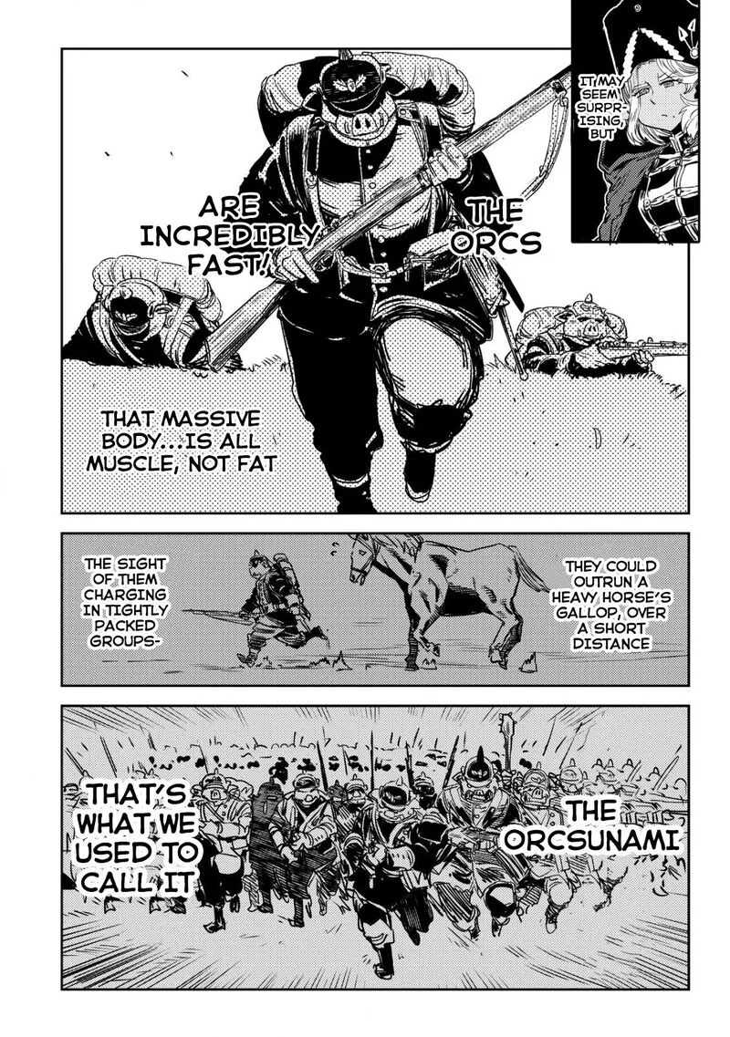 Orcsen Oukokushi - Yaban na Ooku no Kuni wa, Ikanishite Heiwa na Elf no Kuni wo Yakiharau ni Itatta ka Chapter 4 page 9