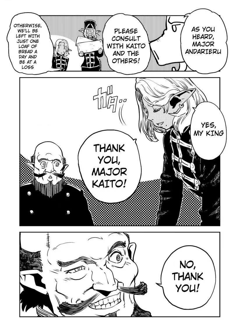 Orcsen Oukokushi - Yaban na Ooku no Kuni wa, Ikanishite Heiwa na Elf no Kuni wo Yakiharau ni Itatta ka Chapter 4 page 35