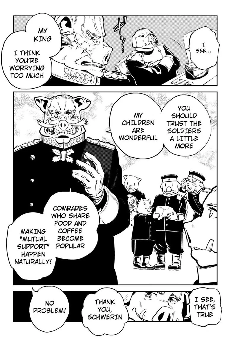Orcsen Oukokushi - Yaban na Ooku no Kuni wa, Ikanishite Heiwa na Elf no Kuni wo Yakiharau ni Itatta ka Chapter 4 page 34
