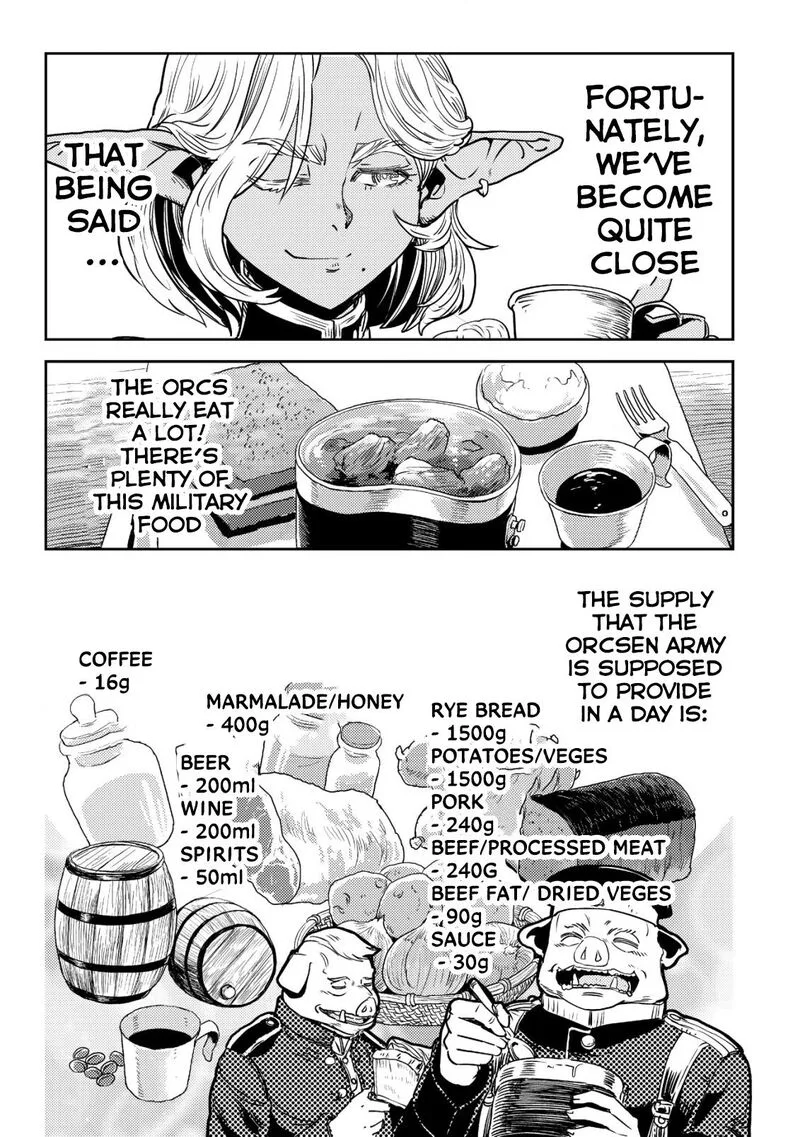 Orcsen Oukokushi - Yaban na Ooku no Kuni wa, Ikanishite Heiwa na Elf no Kuni wo Yakiharau ni Itatta ka Chapter 4 page 32