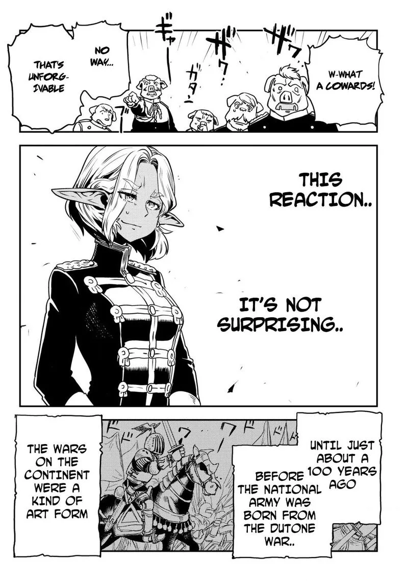 Orcsen Oukokushi - Yaban na Ooku no Kuni wa, Ikanishite Heiwa na Elf no Kuni wo Yakiharau ni Itatta ka Chapter 6 page 34