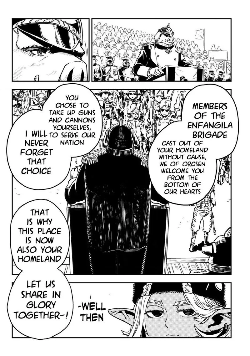 Orcsen Oukokushi - Yaban na Ooku no Kuni wa, Ikanishite Heiwa na Elf no Kuni wo Yakiharau ni Itatta ka Chapter 7 page 16