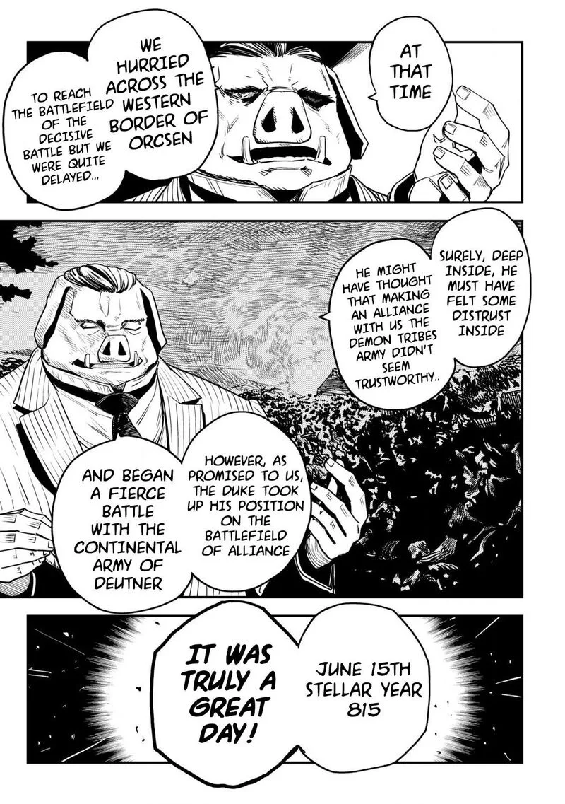 Orcsen Oukokushi - Yaban na Ooku no Kuni wa, Ikanishite Heiwa na Elf no Kuni wo Yakiharau ni Itatta ka Chapter 8 page 14