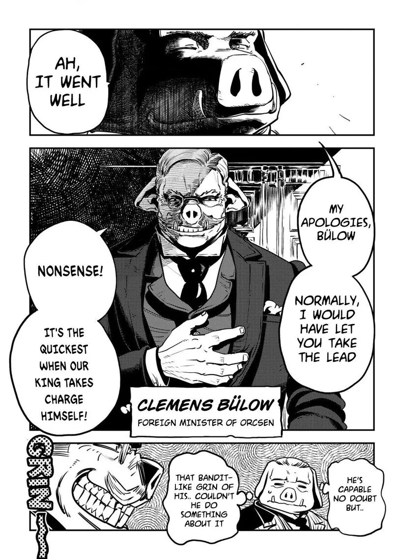 Orcsen Oukokushi - Yaban na Ooku no Kuni wa, Ikanishite Heiwa na Elf no Kuni wo Yakiharau ni Itatta ka Chapter 8 page 29