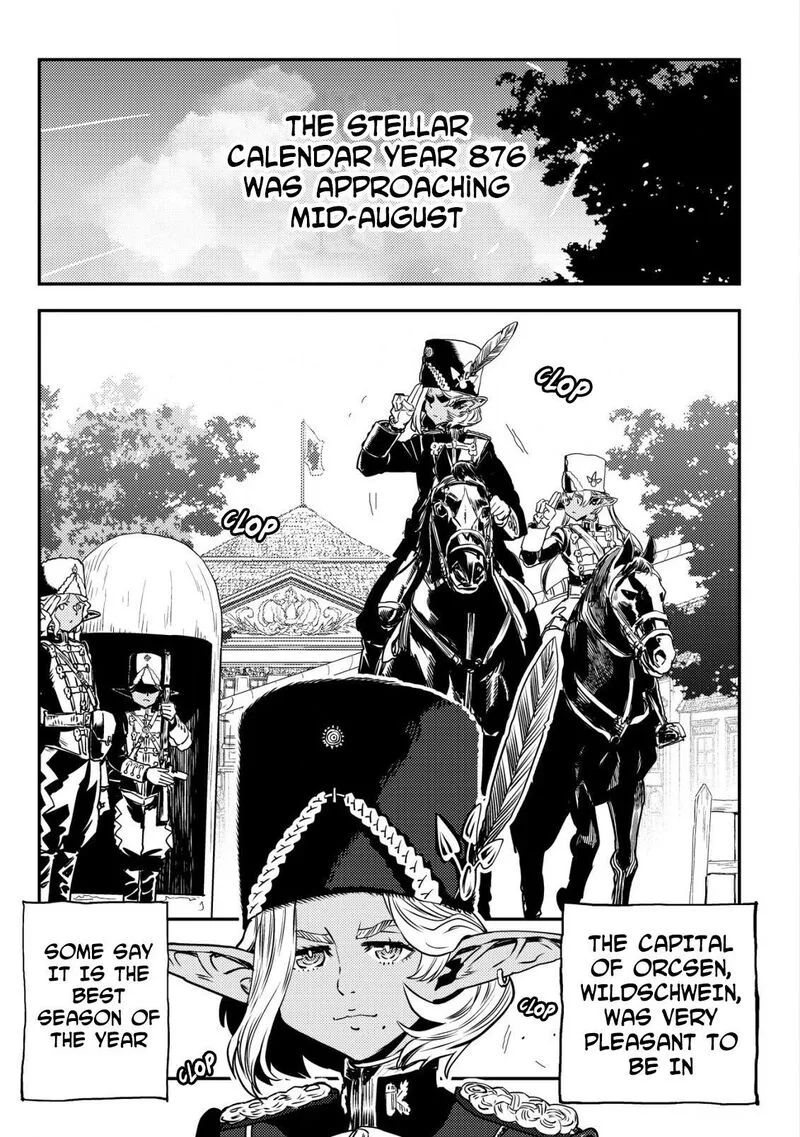 Orcsen Oukokushi - Yaban na Ooku no Kuni wa, Ikanishite Heiwa na Elf no Kuni wo Yakiharau ni Itatta ka Chapter 8 page 2