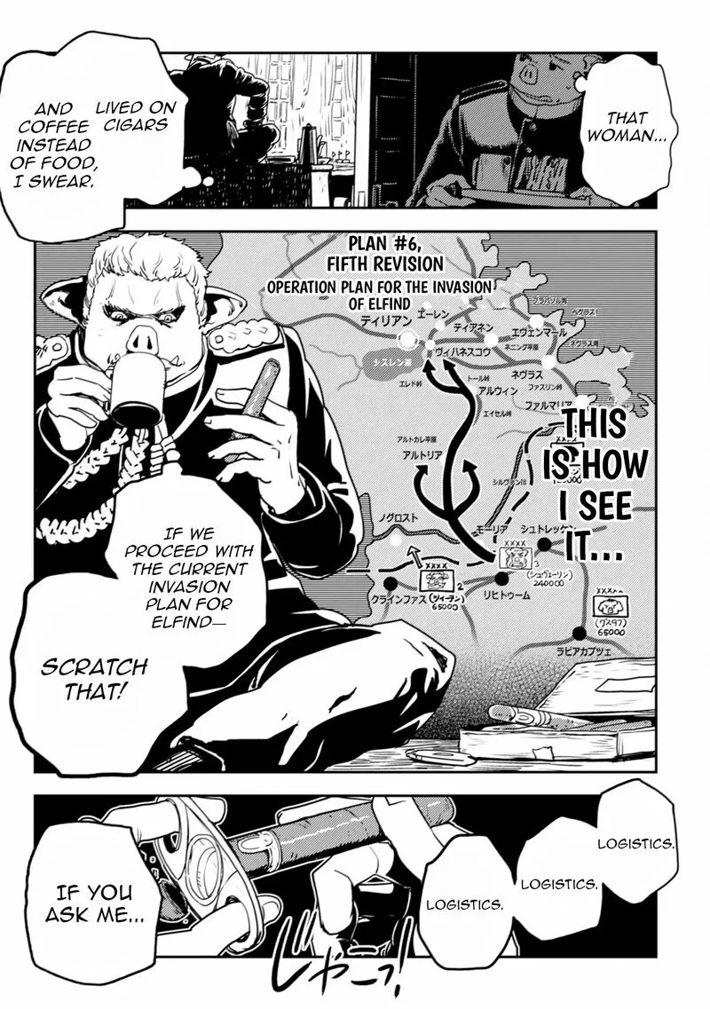 Orcsen Oukokushi - Yaban na Ooku no Kuni wa, Ikanishite Heiwa na Elf no Kuni wo Yakiharau ni Itatta ka Chapter 9 page 27