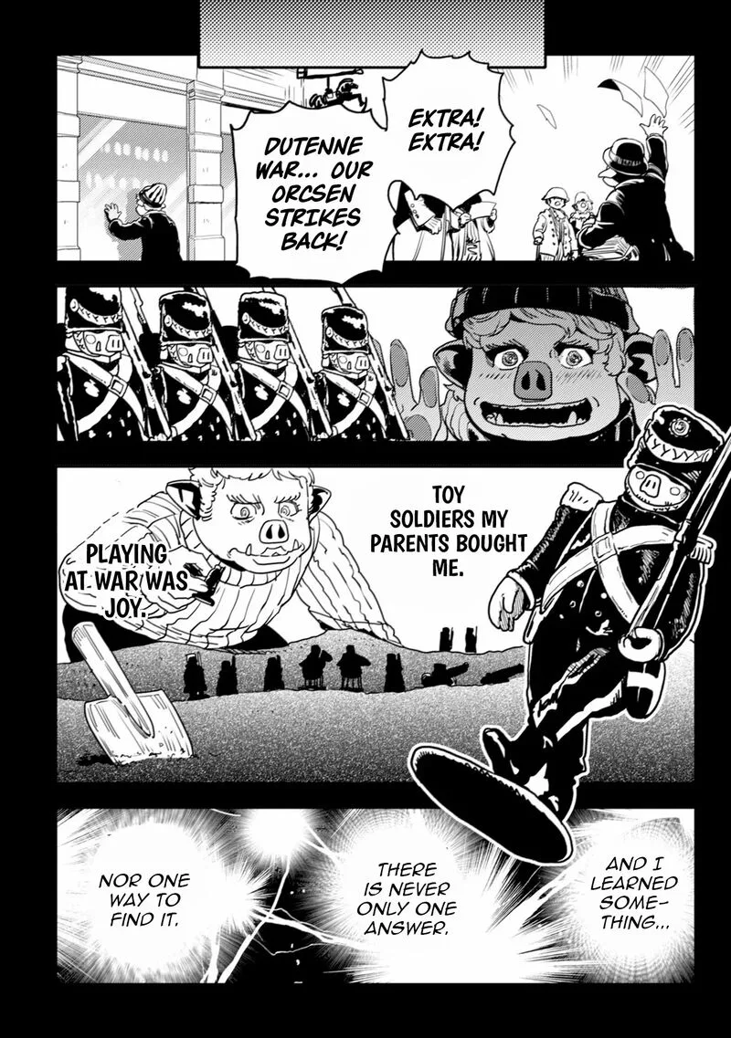 Orcsen Oukokushi - Yaban na Ooku no Kuni wa, Ikanishite Heiwa na Elf no Kuni wo Yakiharau ni Itatta ka Chapter 9 page 22