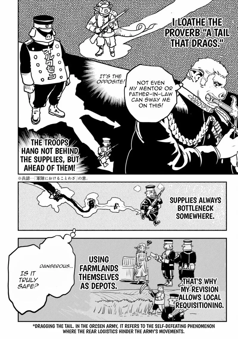 Orcsen Oukokushi - Yaban na Ooku no Kuni wa, Ikanishite Heiwa na Elf no Kuni wo Yakiharau ni Itatta ka Chapter 9 page 28
