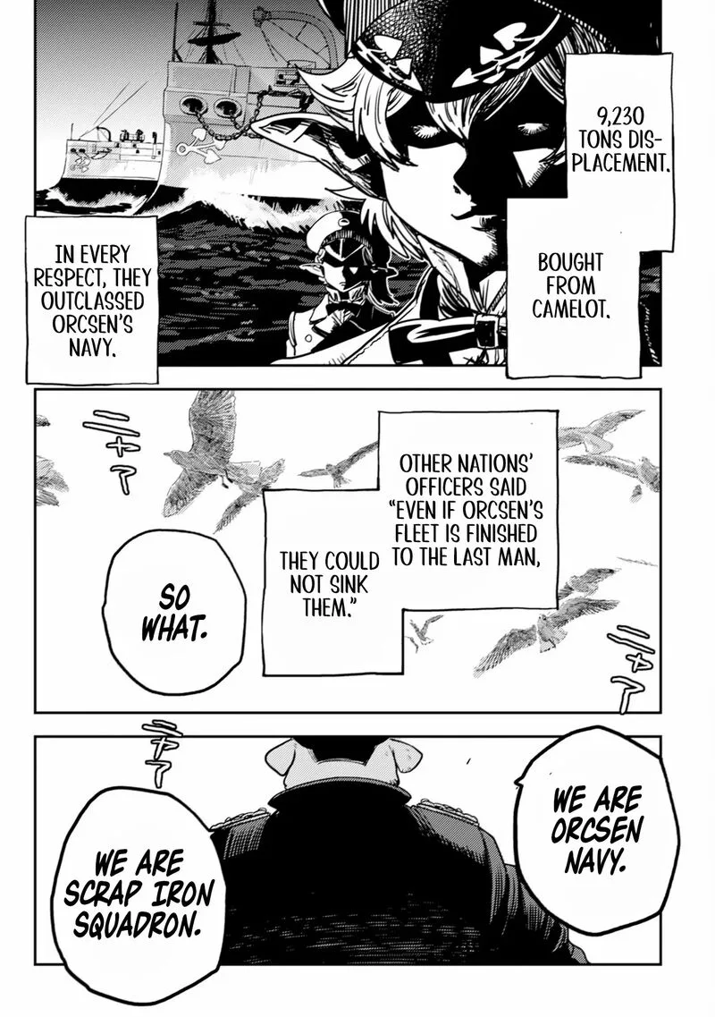 Orcsen Oukokushi - Yaban na Ooku no Kuni wa, Ikanishite Heiwa na Elf no Kuni wo Yakiharau ni Itatta ka Chapter 9 page 43