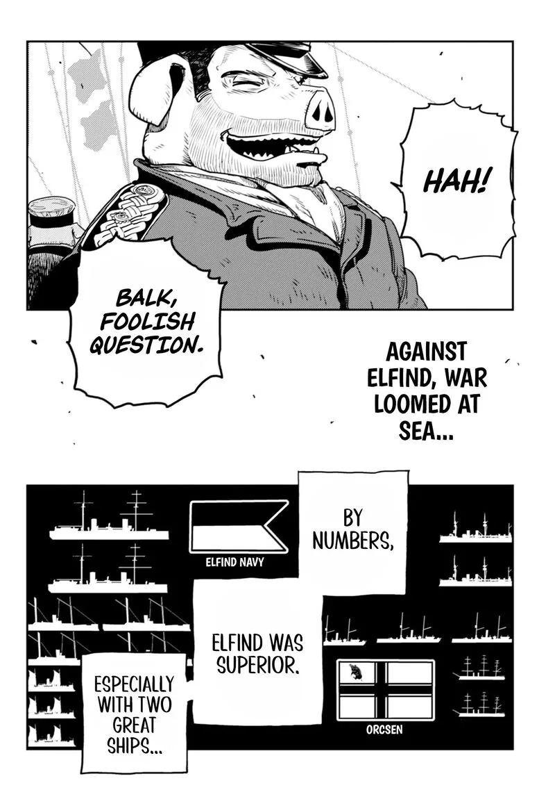 Orcsen Oukokushi - Yaban na Ooku no Kuni wa, Ikanishite Heiwa na Elf no Kuni wo Yakiharau ni Itatta ka Chapter 9 page 41