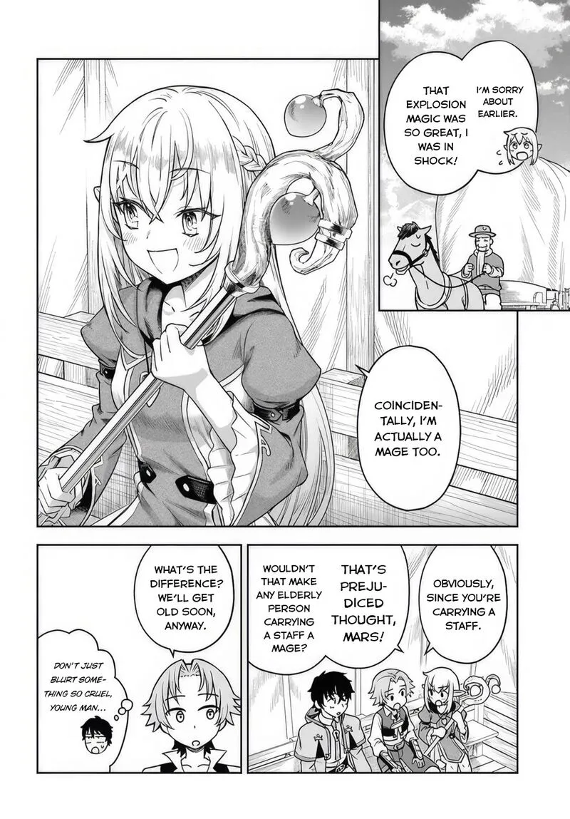 Ore Igai Dare mo Saishu Dekinai Sozai na no ni "Sozai Saishuritsu ga Hikui" to Pawahara suru Osananajimi Renkinjutsushi to Zetsuen shita Senzoku Madoushi, Henkyou no Machi de Slow Life wo Okuritai. Chapter 1 page 28