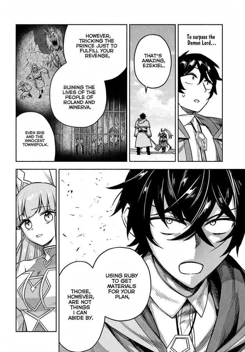 Ore Igai Dare mo Saishu Dekinai Sozai na no ni "Sozai Saishuritsu ga Hikui" to Pawahara suru Osananajimi Renkinjutsushi to Zetsuen shita Senzoku Madoushi, Henkyou no Machi de Slow Life wo Okuritai. Chapter 16 page 23