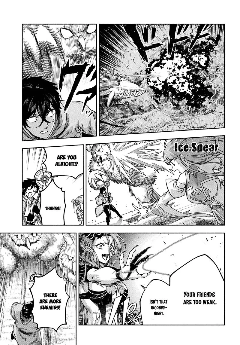 Ore Igai Dare mo Saishu Dekinai Sozai na no ni "Sozai Saishuritsu ga Hikui" to Pawahara suru Osananajimi Renkinjutsushi to Zetsuen shita Senzoku Madoushi, Henkyou no Machi de Slow Life wo Okuritai. Chapter 17 page 9