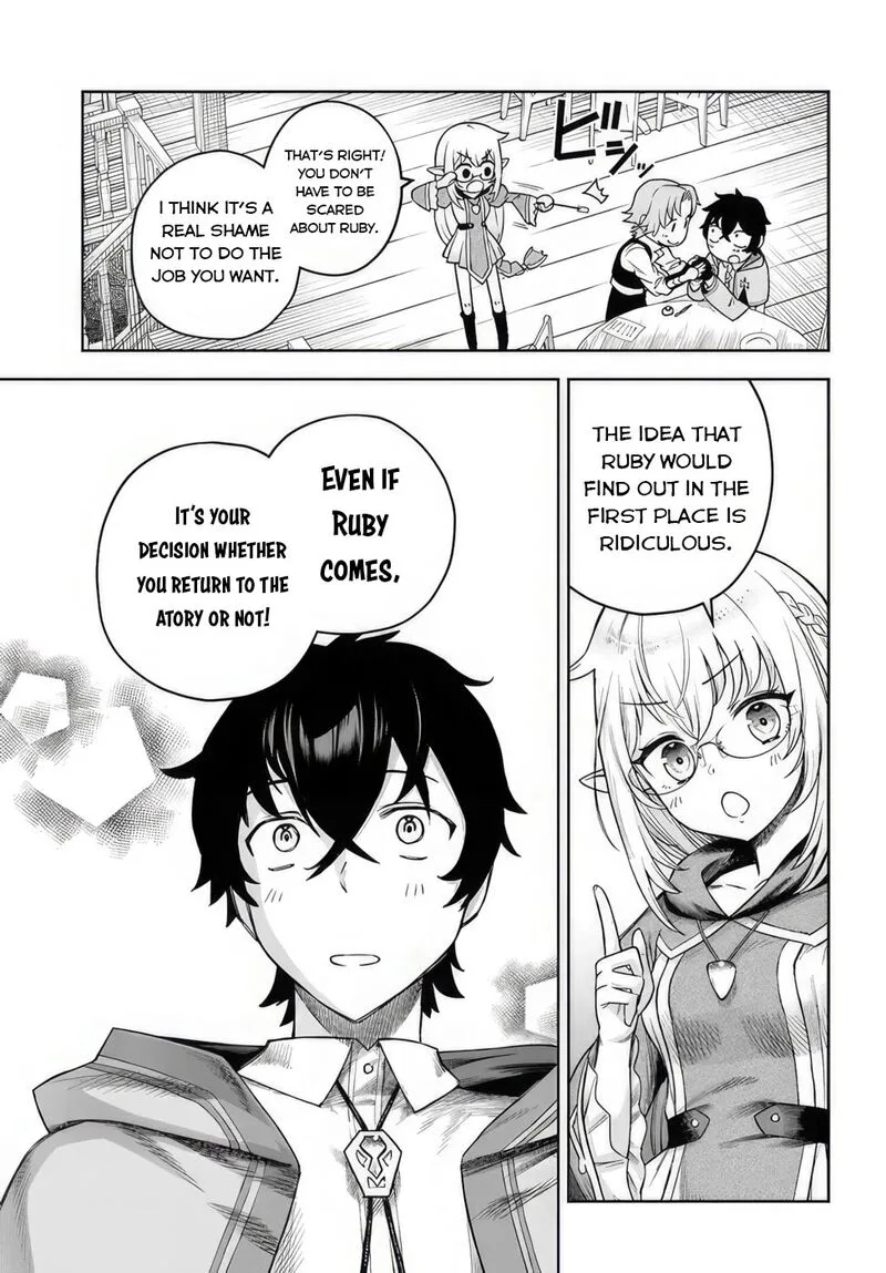 Ore Igai Dare mo Saishu Dekinai Sozai na no ni "Sozai Saishuritsu ga Hikui" to Pawahara suru Osananajimi Renkinjutsushi to Zetsuen shita Senzoku Madoushi, Henkyou no Machi de Slow Life wo Okuritai. Chapter 2 page 9