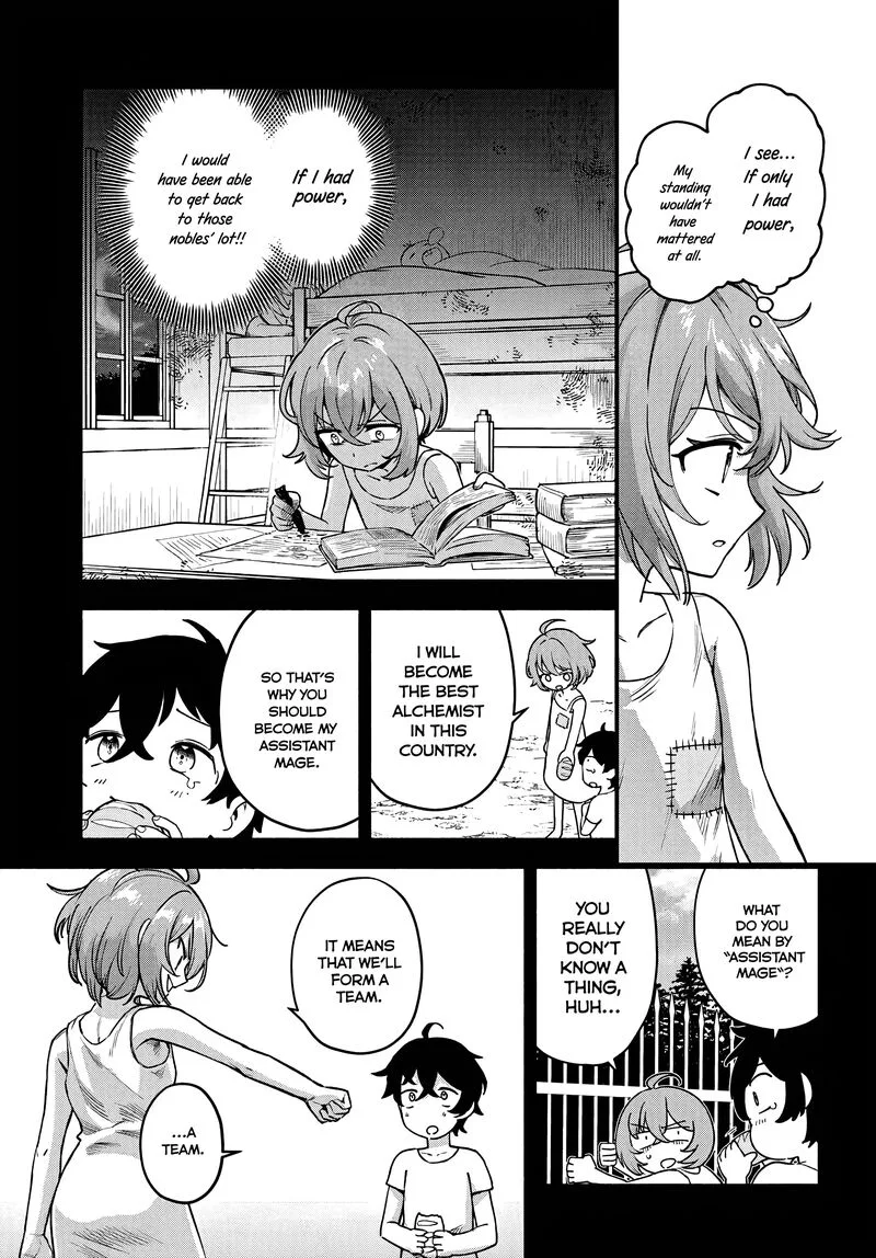 Ore Igai Dare mo Saishu Dekinai Sozai na no ni "Sozai Saishuritsu ga Hikui" to Pawahara suru Osananajimi Renkinjutsushi to Zetsuen shita Senzoku Madoushi, Henkyou no Machi de Slow Life wo Okuritai. Chapter 20 page 7
