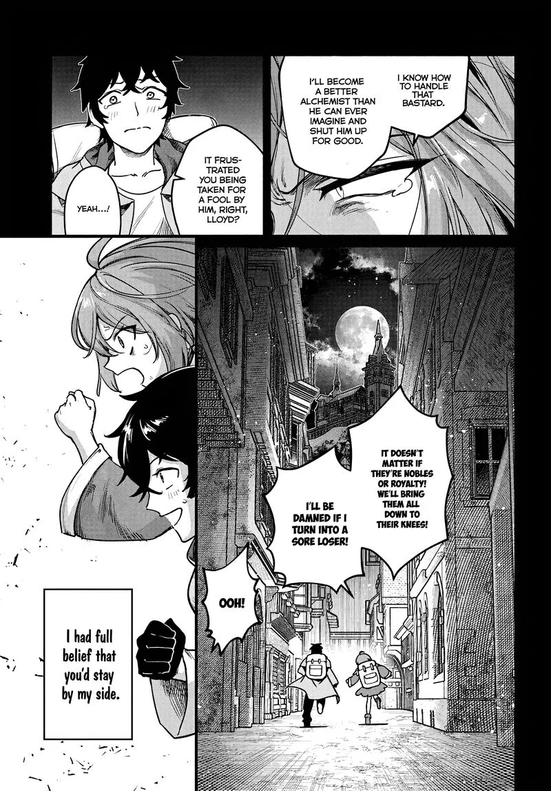 Ore Igai Dare mo Saishu Dekinai Sozai na no ni "Sozai Saishuritsu ga Hikui" to Pawahara suru Osananajimi Renkinjutsushi to Zetsuen shita Senzoku Madoushi, Henkyou no Machi de Slow Life wo Okuritai. Chapter 20 page 11