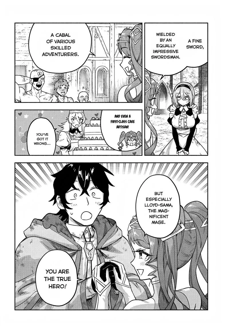 Ore Igai Dare mo Saishu Dekinai Sozai na no ni "Sozai Saishuritsu ga Hikui" to Pawahara suru Osananajimi Renkinjutsushi to Zetsuen shita Senzoku Madoushi, Henkyou no Machi de Slow Life wo Okuritai. Chapter 21 page 12