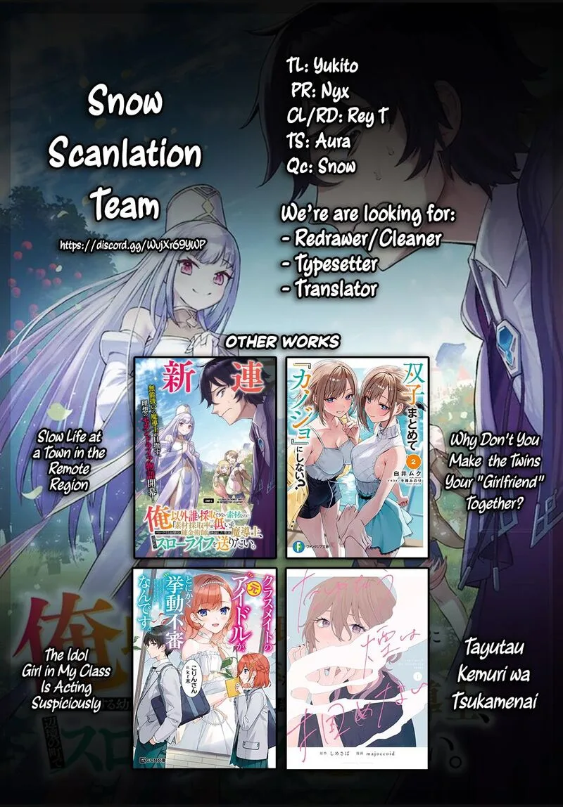 Ore Igai Dare mo Saishu Dekinai Sozai na no ni "Sozai Saishuritsu ga Hikui" to Pawahara suru Osananajimi Renkinjutsushi to Zetsuen shita Senzoku Madoushi, Henkyou no Machi de Slow Life wo Okuritai. Chapter 21 page 29